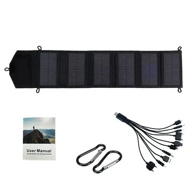 Solar-Ladegerät 20W – Faltbar für Handy und Powerbank unterwegs -    Zorenza
