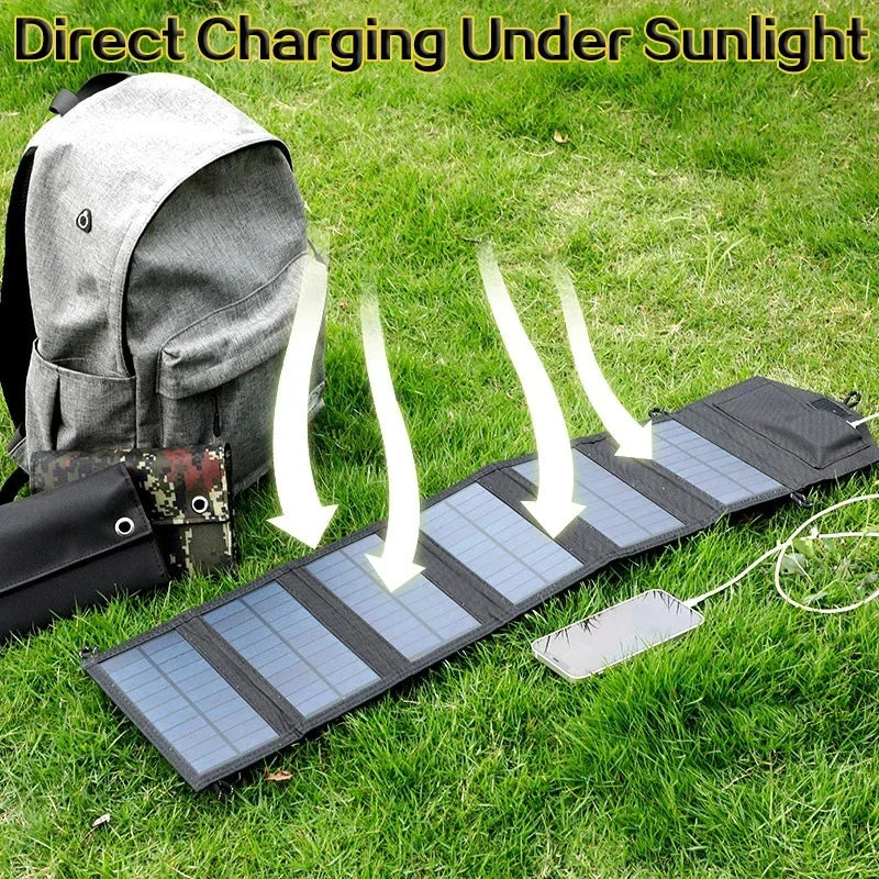 Solar-Ladegerät 20W – Faltbar für Handy und Powerbank unterwegs -    Zorenza
