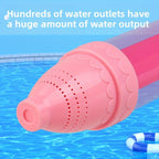 Wasserkanone Kunststoff 44,5 cm – Pumpaktion für Garten und Strand -    Zorenza