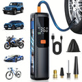 Akku-Kompressor mit LCD-Display für Auto, Fahrrad und Motorrad -    Zorenza