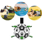 Hundespielzeug Fußball schwimmend mit Pfotenmuster -    Zorenza