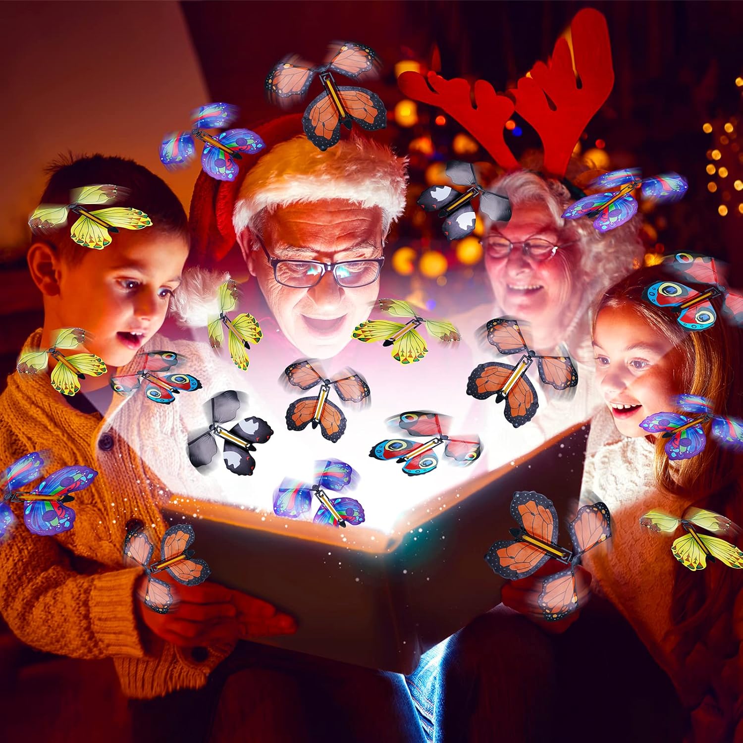 Magische Fliegende Schmetterlinge – Überraschung für Karten & Geschenke | 15 Stück -    Zorenza