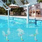 RGB-LED-Poolbrunnen Solar – Doppelbogen, App & Fernbedienung -    Zorenza