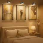 Kabellose LED-Bilderleuchte – Elegantes Licht für Kunst & Dekoration -    Zorenza