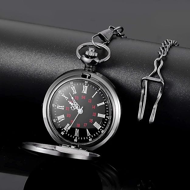 Klassische Herren-Taschenuhr mit römischen Ziffern Zorenza