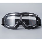 Motorradbrille Vintage-Design mit verstellbarem Gummiband -    Zorenza