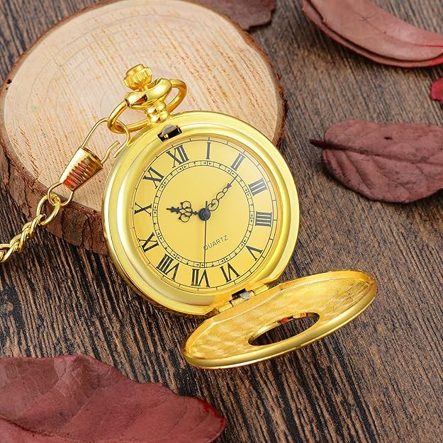 Klassische Herren-Taschenuhr mit römischen Ziffern Zorenza