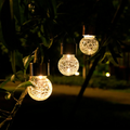 Solar-Gartenlaterne mit Crackle-Glas – Dämmerungssensor -    Zorenza