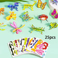 3D Cartoon Puzzle-Set – Pädagogisches Bastelpuzzle für Kinder -    Zorenza