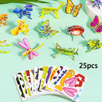 3D Cartoon Puzzle-Set – Pädagogisches Bastelpuzzle für Kinder -    Zorenza