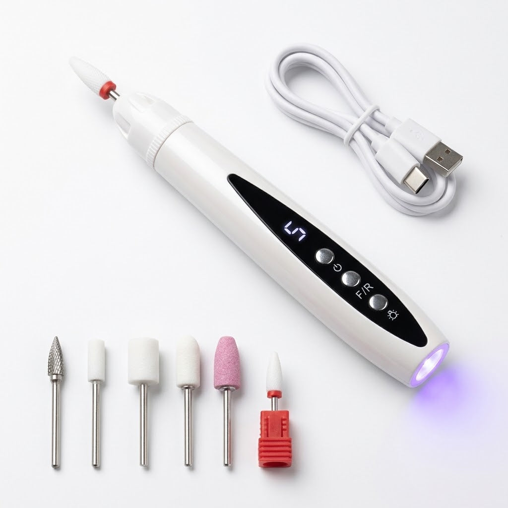 Nagelbohrer 2-in-1 mit UV-Lampe zum Aushärten -    Zorenza