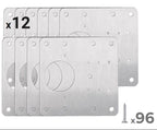 Scharnierplatten-Set für Küchenschränke -    Zorenza