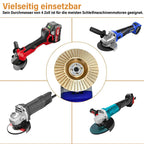 Holzschleifscheiben-Set für Winkelschleifer – 3 Formen -    Zorenza