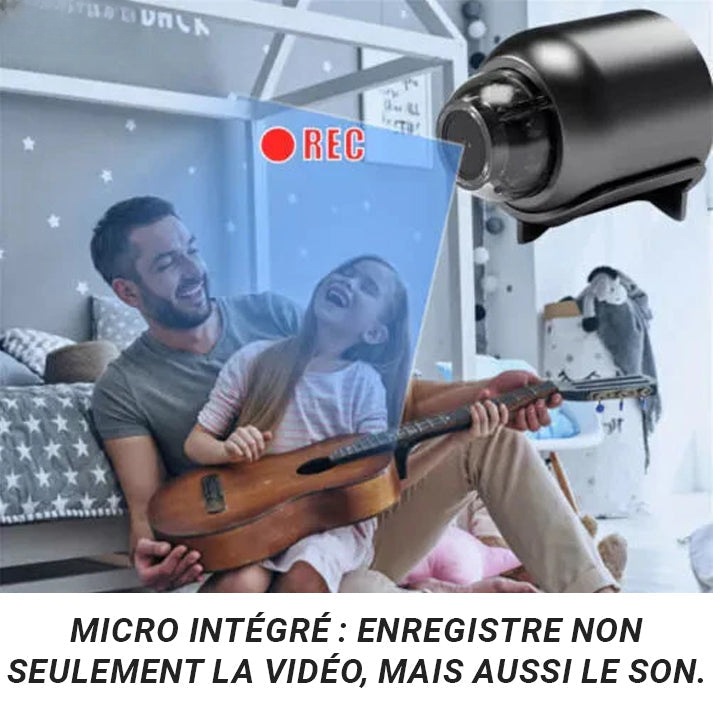 Mini Überwachungskamera 4K HD mit Weitwinkel und Speicheroptionen -    Zorenza