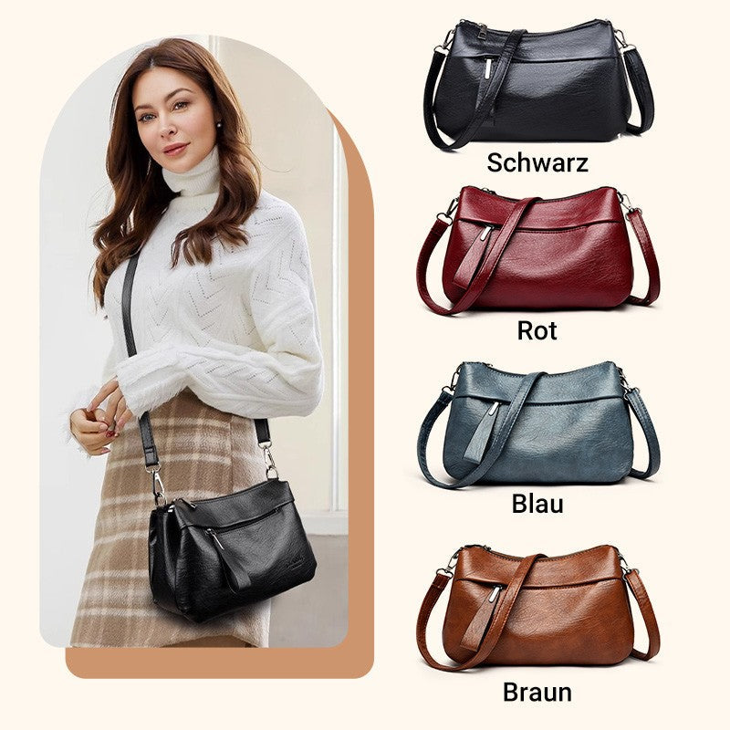 Schultertasche Kunstleder mit verstellbarem Riemen -    Zorenza