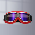 Motorradbrille Vintage mit einstellbarem Band -    Zorenza