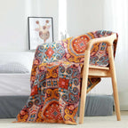 Baumwoll-Handtuch mit Boho-Muster – Vintage-Design -    Zorenza
