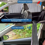 Auto Sonnenschutz magnetisch – UV-Schutz für Seitenfenster -    Zorenza