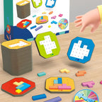 Puzzle-Bauspiel mit 108 Bausteinen und 20 Aufgaben -    Zorenza