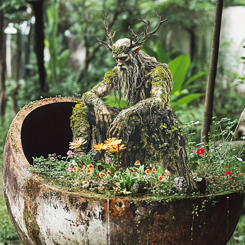 Märchen-Gartenstecker aus Acryl mit Naturmotiven Zorenza