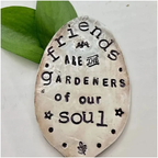 Garten-Pflanzenstecker Eisen mit Spruch -    Zorenza