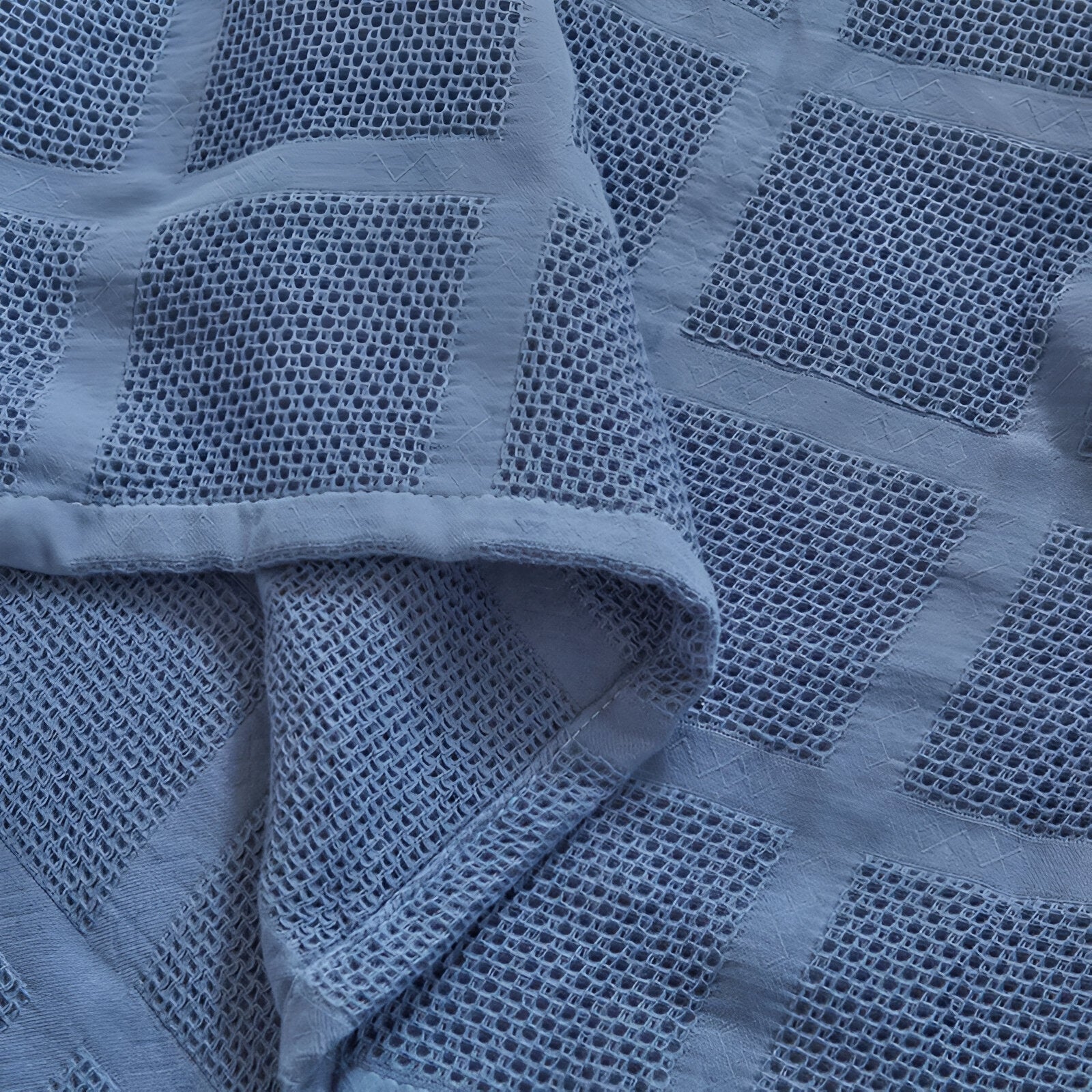 Waffel-Kuscheldecke Baumwolle atmungsaktiv und weich -    Zorenza