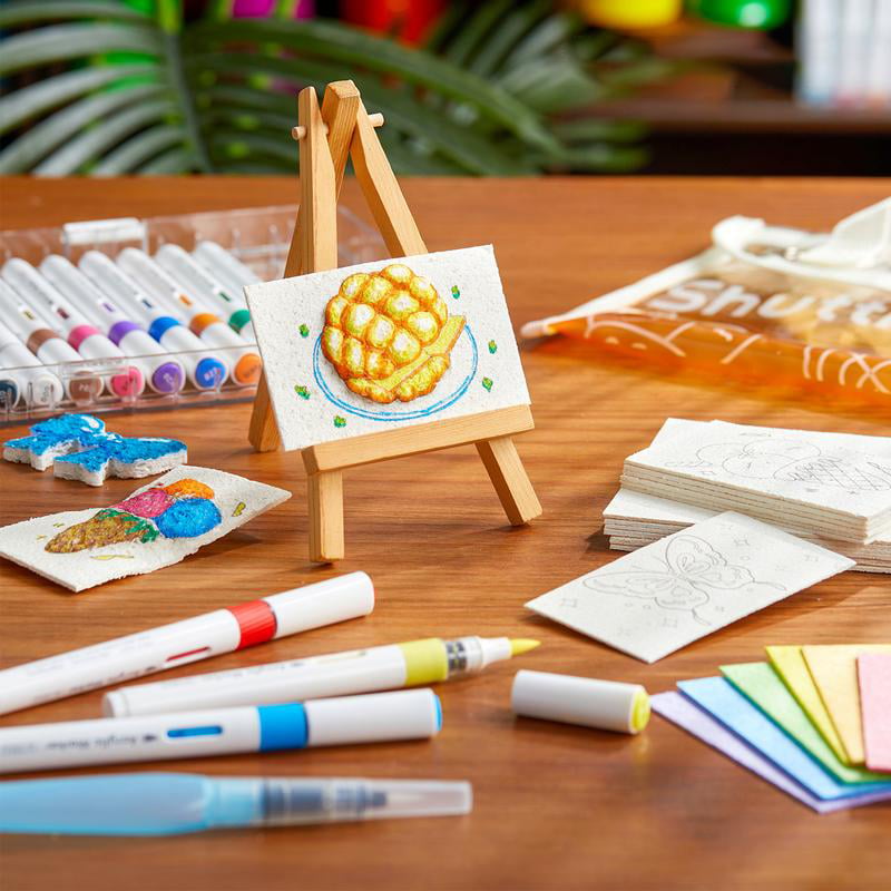 3D-Schaum-Malset mit Strukturpapier und Zubehör -    Zorenza