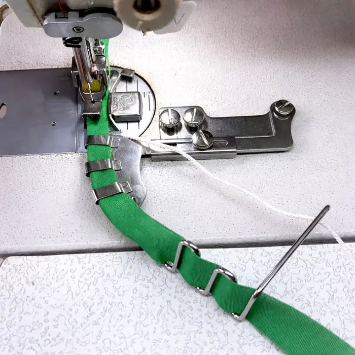 Double Fold Binder Tape Folder for Industrial Sewing Machines – 20–36 mm Zorenza