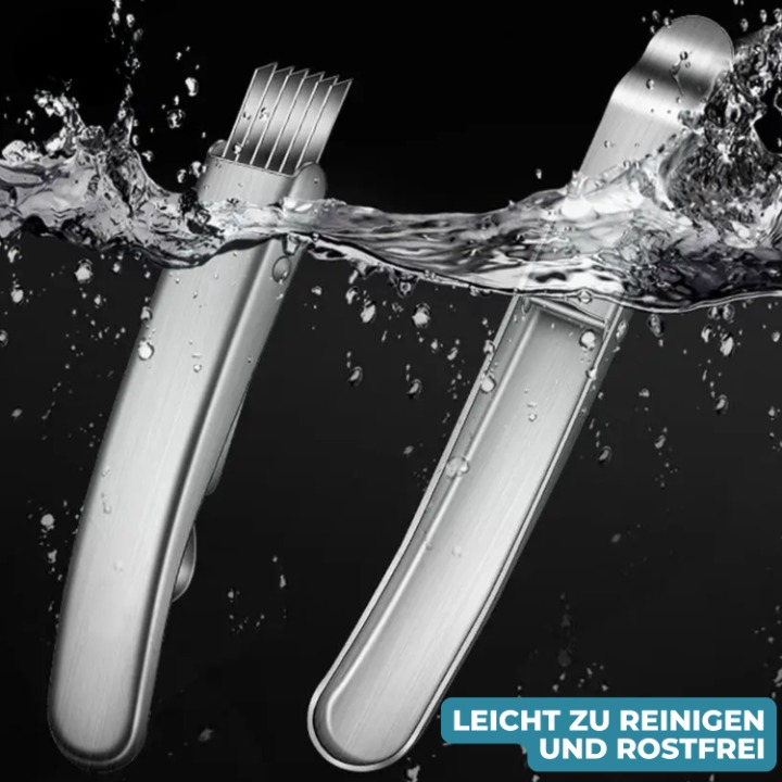 Küchenreibe Edelstahl multifunktional mit rutschfestem Griff -    Zorenza