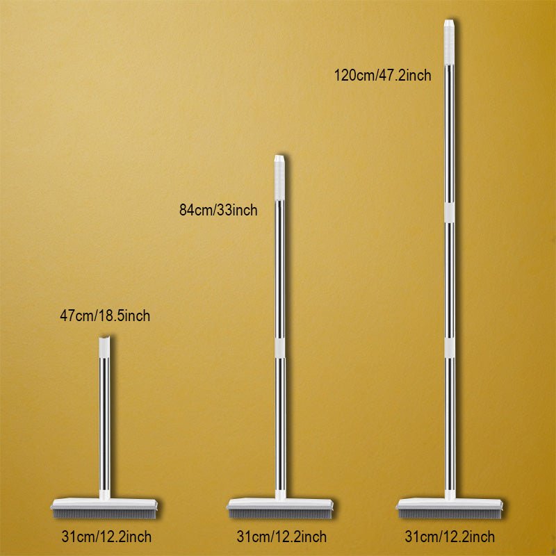 Tierhaar-Entferner mit weichen Gummiborsten – 31 cm breit -    Zorenza