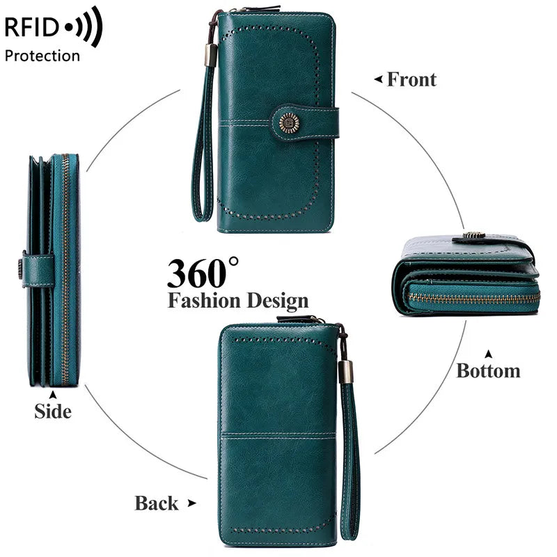 RFID-Brieftasche Kompakt mit 24-Kartenfächern Zorenza