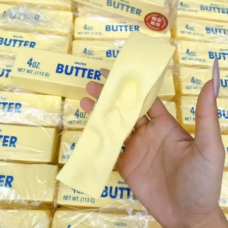 Butter Anti-Stress-Spielzeug – Weich und langsam zurückfedernd -    Zorenza