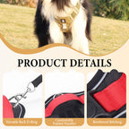 Hundegeschirr mit LED-Halsband – Anti-Zieh Design -    Zorenza