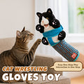 Katzenhandschuh mit Plüschpuppe – Spielen ohne Kratzer Zorenza
