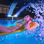 RGB Solar-Poolbrunnen — Verwandelt Ihren Pool jeden Abend in eine Lichtshow -    Zorenza