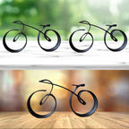 Fahrrad-Skulptur aus Eisen – Minimalistische Dekoration Zorenza