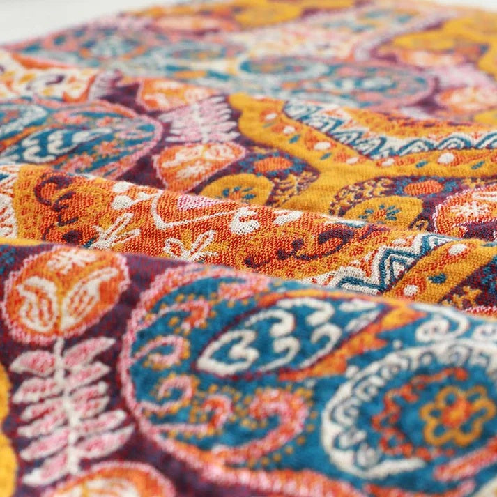 Baumwoll-Handtuch mit Boho-Muster – Vintage-Design -    Zorenza