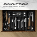 Ausziehbarer Besteck-Schubladenorganizer – Verstellbar 33–57 cm Zorenza