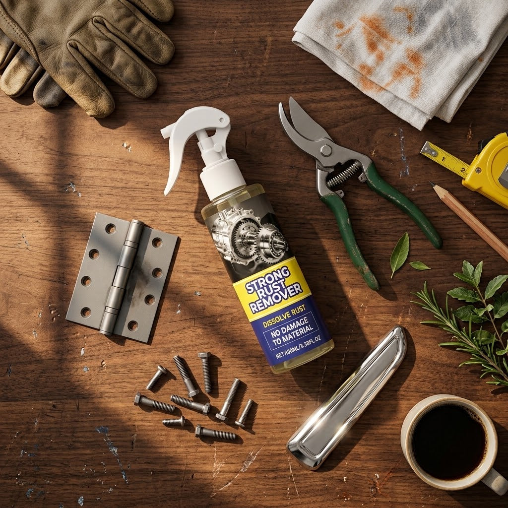 Rostentferner Spray 100 ml, wirkt in 5–15 Min., für Eisen, Stahl und Chrom -    Zorenza