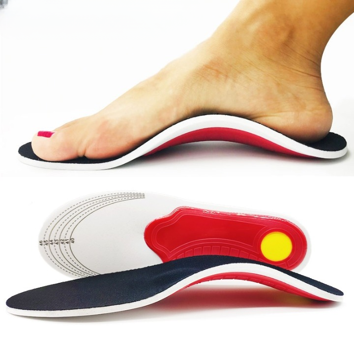 Orthopädische Einlegesohlen mit Fersendämpfung und Gewölbestütze -    Zorenza