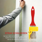 Pinsel mit integriertem Farbabstreifer -    Zorenza