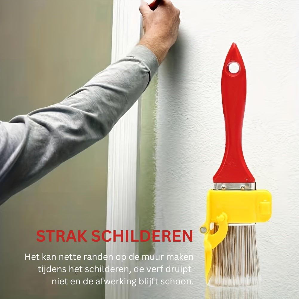 Pinsel mit integriertem Farbabstreifer -    Zorenza
