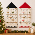 Adventskalender zum Befüllen Stoff 24 Taschen -    Zorenza