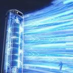 Tischventilator USB wiederaufladbar mit LED-Beleuchtung -    Zorenza