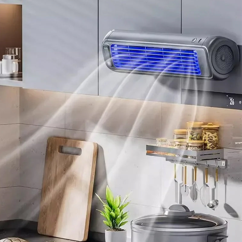 Tischventilator USB wiederaufladbar mit LED-Beleuchtung -    Zorenza