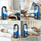 Luftkühler USB Turmventilator mit Wassertank und Display -    Zorenza
