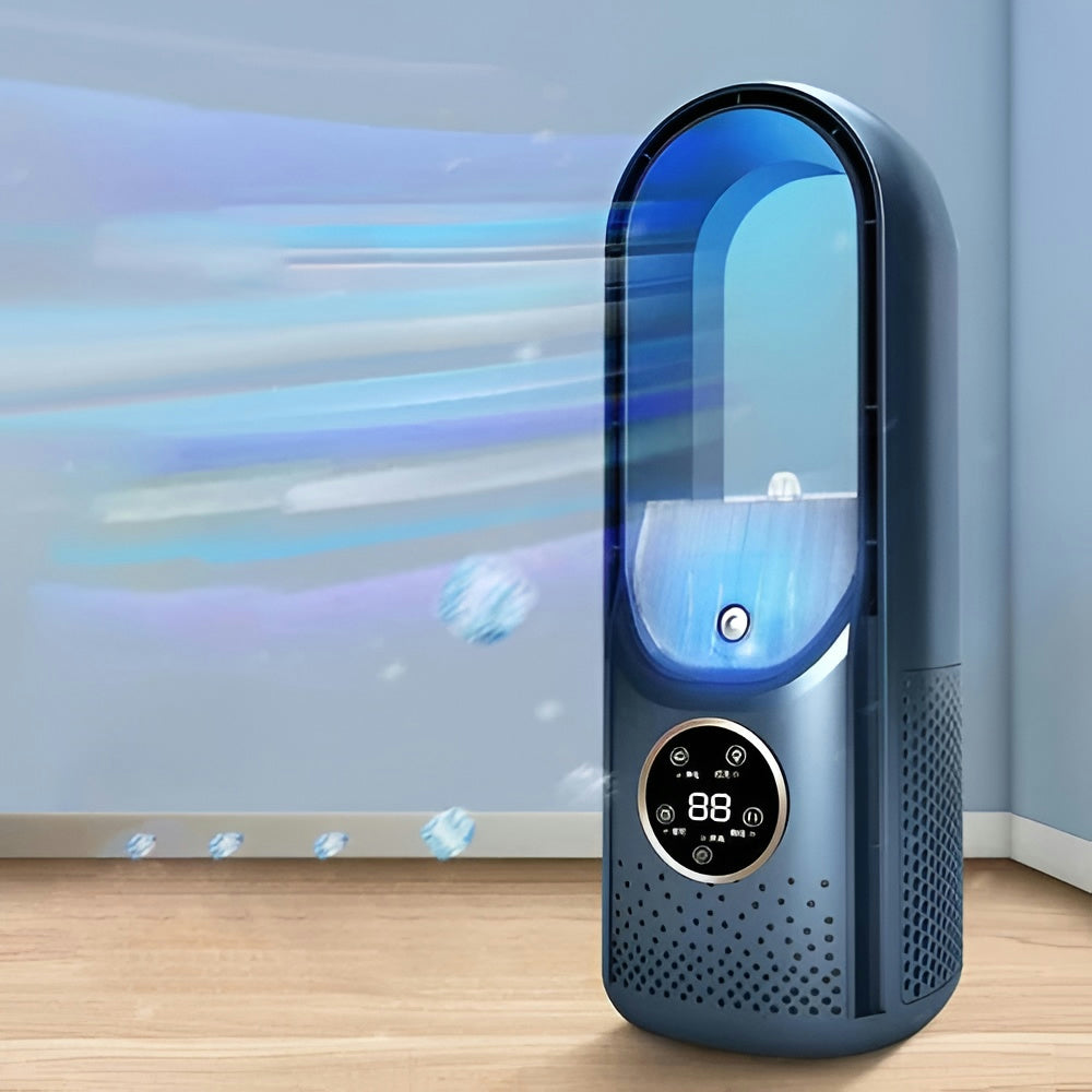 Luftkühler USB Turmventilator mit Wassertank und Display -    Zorenza