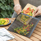 Antihaft-Grillbeutel 2er-Set – Gemüse und Meeresfrüchte einfach grillen Zorenza