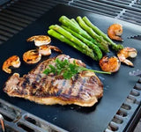 Set de 2 alfombrillas antiadherentes para parrilla – Asar limpio, sin residuos