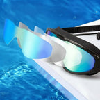 Schwimmbrille mit 180°-Sichtfeld und Antibeschlag-Linse -    Zorenza